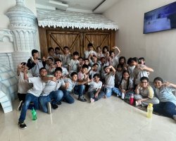 Std IV Field Trip 2023-24 to Snow WOrld with 12D experience and McDOnald's kitchen visit at R City mall